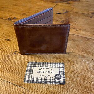DARIUS Slimster Wallet in Antiqued Cognac